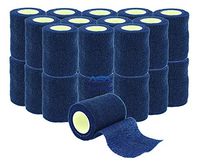 24 - Pack, 3” x 5 Yards, Self-Adherent Cohesive Tape, Strong Sports Tape for Wrist, Ankle Sprains & Swelling, Self-Adhesive Bandage Rolls (Purpl)