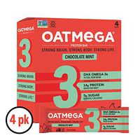 Oatmega Protein Bar, Chocolate Mint, 1.8 Ounce, 4 Count