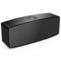 Portable Bluetooth Speakers,Dual-Driver Wireless USB Speaker with Surround Stereo Sound and Built-in-mic,for PC Computer Laptop iPhone and Android ... (Black)