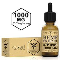 Whole-Plant Hemp Oil 1000mg for Pain Relief, Stress and Anxiety Relief, Better Sleep - Organic Hemp Extract, 100% Natural Hemp Oil Extract - 1000mg, 30 Serv, 33mg/Serv (Peppermint)