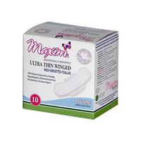 Maxim Natural Daytime Ultra Thin Winged Pads, Unscented - 10 ea (pack of 1)