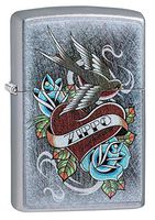 Zippo Vintage Tattoo Street Chrome Lighter