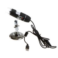 Happy Hours® High Quality 50X - 500X 8-LED USB 2.0/ 1.1 Compatible Digital Microscope 2.0MP Video Camera With Hands Free Stand Image Resolution 1600*1200£¬1280*960,640*480£¬480*320£¬320*240, Imaging Distance Manually Adjustable 0mm~100mm
