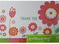 Floral Thank You Cards by Mara-Mi ~ 10 Cards & Envelopes