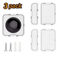 Wyze Sensor Mounting Bracket,Screw Mount Solution for Wyze Sense Starter Kit,Qunions Specific Holder for Wyze Motion Sensor and Contact Sensors, More Secure Than Adhesive Backing (3-Pack)