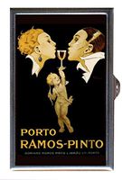 Vintage Wine Illustration Cupid Decorative Pill Box