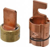 Mersen 162 Class H and K Non-Rejection Fuse Reducer, 250V, 60 Ampere Fuse to Fit 100 Ampere clip