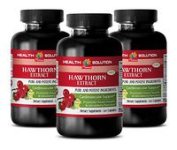 Metabolism Booster - Hawthorn Berry 665MG - Pure and Potent Ingredients - Cardiovascular Support - Hawthorn Pill - 3 Bottles (360 Capsules)