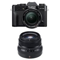 Fujifilm X-T10 Black w/XF18-55mm & XF35mm F2 Black Lens (Old Model)