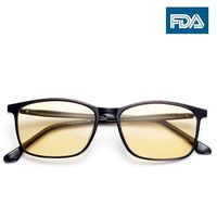 US Patent-Melanin! Viscare Optical TR90 frame Anti Blue light Blocking Filtering Computer Gaming Reading Reader Glasses Clip On for Eye Fatigue Strain Relief Anti-glare Radiaton Sleep Better UV400