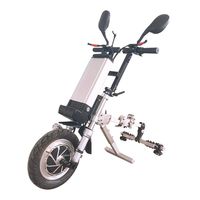 DGFTC-2 48V 450W Electric Wheelchair Handcycle Wheelchair Attachment Hand Bike DIY Conversion Kit with 12 AH Li-ion Battery