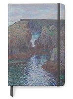 Claude Monet Art UV Printed on PU Leather A5 Bullet Dotted Journal Notebook