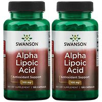 Swanson Alpha Lipoic Acid 100 mg 120 Caps 2 Pack