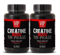 Premuim Blend of Creatines - Creatine Tri-Phase 5000mg, Creatine Monohydrate, Creatine HCL and Creatine Pyruvate (2 Bottles 180 Tablets)