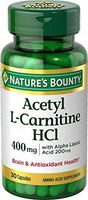 Nature's Bounty® L-Carnitine 400 mg & ALA 200 mg, 30 Capsules