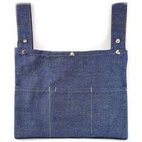 Fushida Folding Walker Bag, Water Resistant Storage Pouch for Rollator, Good Neoprene Accessory Tote Bag for Wheelchairs Senior Elderly with Two 4-Foot Bands, Blue, FYH564