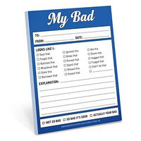 Knock Knock My Bad Nifty Note Pad