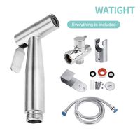 WATIGHT Bidet Sprayer Stainless Steel Brushed Diaper Sprayer Bidet for Toilet