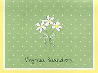 Daisies Printable Note Cards
