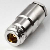 N Female Jack Straight Clamp RG8 RG165 RFC400 Cable RF Coaxial Connector Adapter