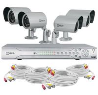 Mace Security MVK-SQ8CH4CAMB MaceView SQ80 and 4 Cam IR Bullet System Kit