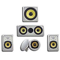 Acoustic Audio HD515 in-Wall/Ceiling Home Theater Surround 5.1 Speaker System