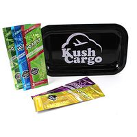 Kush Hemp Wraps All Natural Variety 5 Pack with Rolling Tray (KC Plane Tray)