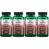 Swanson Alpha Lipoic Acid 600 mg 60 Caps 4 Pack
