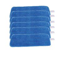 VideoPUP Microfiber Flat Mop Pad (Pack Of 6) Suitable For Wet Or Dry Floor Cleaning