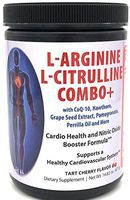 L-Arginine 5000mg L-Citrulline 1000mg Combo Powder 16 Oz. - Tart Cherry Cardio Heart Health Supplement, Nitric Oxide Booster, Workout … (Pack of 1)