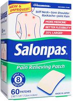 Salonpas Pain Relief Patches 60 ea (Pack of 6)
