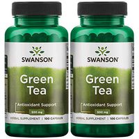 Swanson Green Tea 500 mg 100 Caps 2 Pack