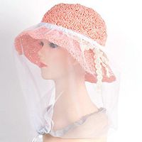 Wandrola Mosquito Head Net for Kids, Protection from Insect Bug Bee Gnats, Downy Catkins and Dandelions in The Air (White)