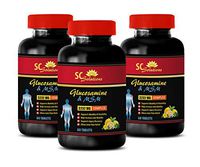 Immune Support Formula - GLUCOSAMINE & MSM 3232MG Complex - msm Tablets - 3 Bottles 180 Capsules
