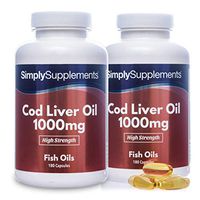 Cod Liver Oil 1000mg | Rich in Omega 3 Fatty Acids | 360 Capsules = Up to Year Supply