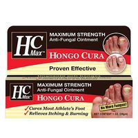 Hongo Cura Maximum Strength Anti-fungal Ointment / Cream Twin Pack for the Treatment of Jock Itch, Ringworm, Itching and Burning
