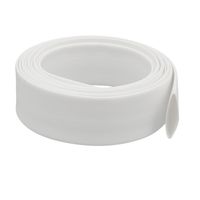 uxcell 2M Length Inner Dia 16mm Polyolefin Insulation Heat Shrinkable Tube Wrap White