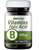 Lifeplan Folic Acid 400Mcg 100 Tablets