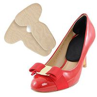 PHEZEN Heel Cushion Insole 1 Pair, Back Heel Pads Grips Liners for High Heels Blisters Protection,Shoe Gel Inserts (Nude)