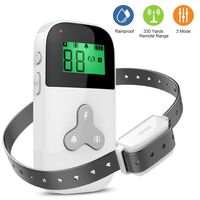 VINSIC Dog Training Collar - Rechargeable Shock Collar for Dogs with Remote, 100% Waterproof with LCD Display, with 300yd Range 1-5 Level Shock and Vibration, Safe for Small Large Dogs