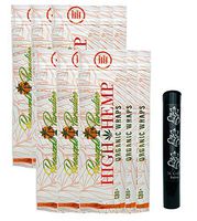 Herb Airtight Pocket Protector with Organic Pineapple Paradise Hemp Wraps Vegan Non-GMO 10 Count DC Crafts Nation - Ganesha