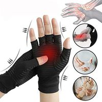 Copper Compression Arthritis Gloves for Men Women, Compression for Arthritis Pain Relief - Rheumatoid & Osteoarthritis & Ease Muscle Tension,1pair,L