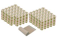 GT USA Organic Elastic Bandage Wrap (6" Wide, 50 Pack) | Hook & Loop Fasteners at Both Ends | Latex Free | Hypoallergenic Compression Roll for Sprains & Injuries