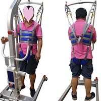 Patient Lift Medical Slings Walking Standing Aids Full Body Transfer Belt Strap for Thigh Hip Waist Lumbar Back Supports Leg Exercise with Padded Buffer Large Load Capacity 506 Lbs AnyBack