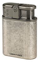Vertigo Stealth Antique Triple Flame Table Lighter (Pewter)