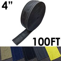 4" SafCord Carpet Cord Cover - Length: 100FT - Color: Black | Works only on Barber and Loop Style Carpet and Rugs