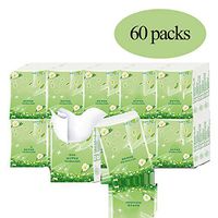 Facial Tissue Pocket Tissue Pocket Handkerchiefs Silky & Smooth Soft 3-Ply Handkerchief Paper Towels Easy to Carry Packets of 10 Sheets Each,60 Pack