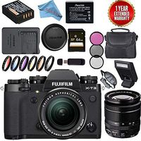 Fujifilm X-T3 Mirrorless Digital Camera XF 18-55mm Lens Black Bundle