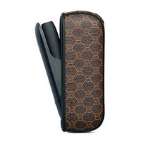 RONSHIN Leopard PU Leather Cover for IQOS 3.0 Case Cigarette Protective Sleeve Light Brown