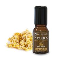 GuruNanda Helichrysum Essential Oil Blend Roll On Exotics - Immortelle Blend - Helichrysum Essential Oils and Fractionated Coconut Oil - Pre Diluted for Topical Use - 100% Therapeutic Grade - 10ml